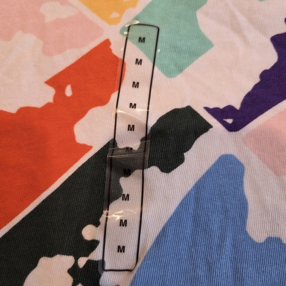 DSG Girls' NBA WNBA Abstract Print Basketball T-Shirt Size M (10-12) New Youth - Picture 3 of 8